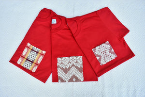 INABEL SHIRTS SMALL - REDS