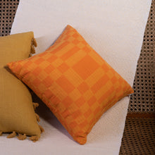Load image into Gallery viewer, BINAKOL THROW PILLOW CASES ORANGE AND YELLOW
