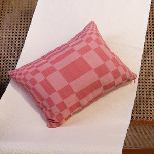 BINAKOL THROW PILLOW CASES RED AND WHITE