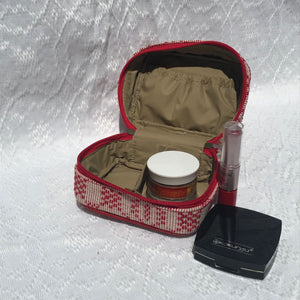 MAKE UP KIT BAG | PEACH WHITE