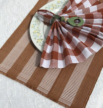 Load image into Gallery viewer, PLACEMATS IN JAP MATWEAVE / JAP MATWEAVE CHECKS
