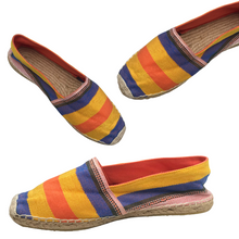 Load image into Gallery viewer, KRISTINE | flats | striped design
