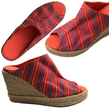 Load image into Gallery viewer, MELENE | wedge | striped design
