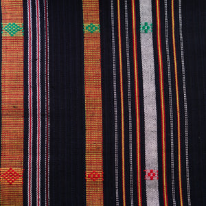 Sagada Weave Strip - Black White Yellow Red Green