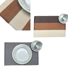 Load image into Gallery viewer, Placemat and Table Runner Set | Striped
